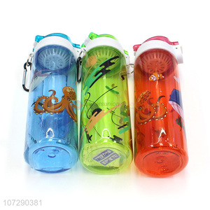 Latest design plastic sports bottle fashion drinking bottle with filter
