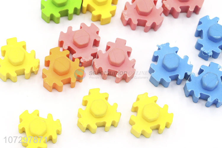 Best Sale Building Block Shaped Eraser Cute Student Stationery