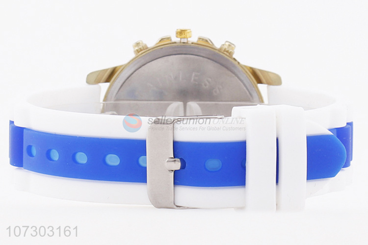 Custom Colorful Silicone Watchband Watches Man Wrist Watch