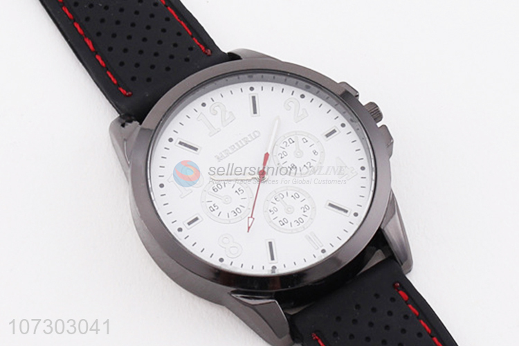 Top Quality Men Watch Fashion Silicone Watchband Wrist Watch