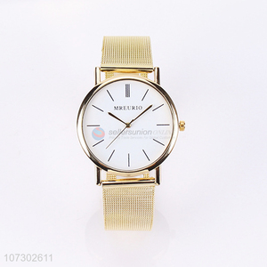 Best Sale Gold Metal Watchband Mens Watches