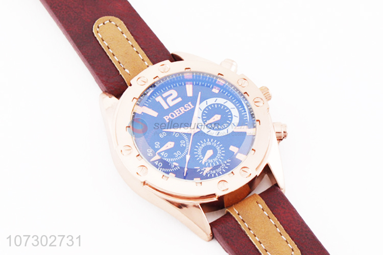 Delicate Design Round Watch Dial Fashion Watch For Man