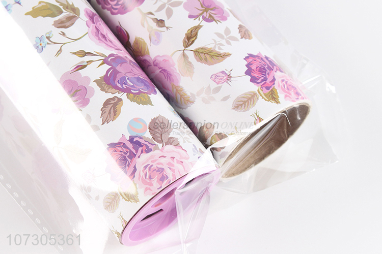Fancy design plastic handle sticky lint roller dust remover brush set