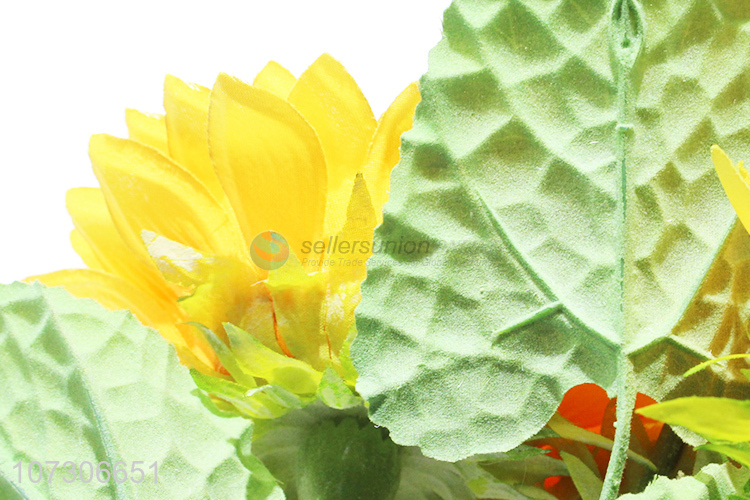 Best Quality Artificial Sunflower Colorful Simulation Flower