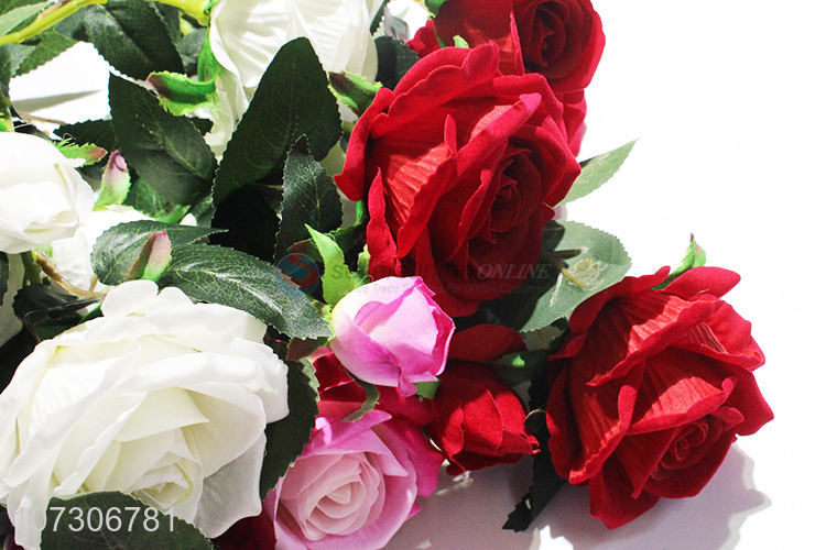 Fashion Decoration Artificial Flower Beautiful Simulation Rose