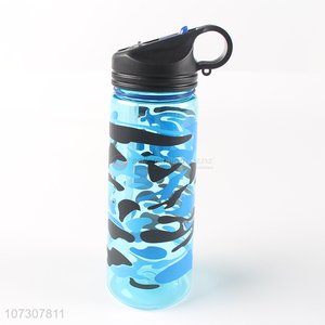Good market camouflage color 700ml plastic water bottle sports bottle