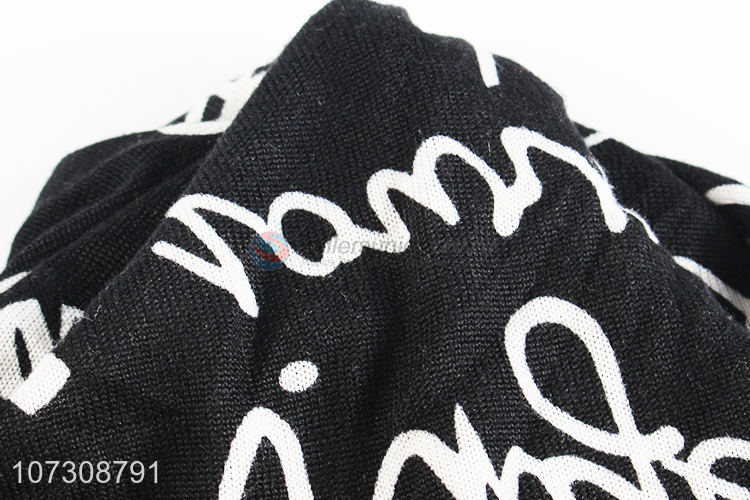 Custom Winter Warm Polyester Knitted Beanie Cap Best Warm Hat