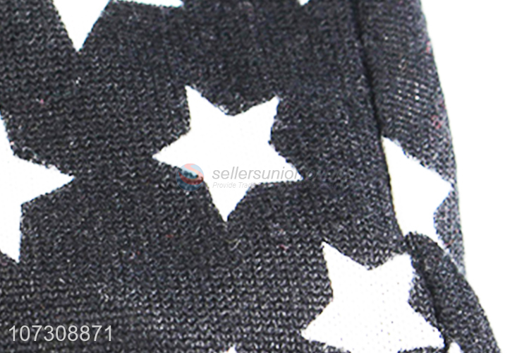 Wholesale Cheap Star Pattern Design Knitted Caps Winter Warm Hats