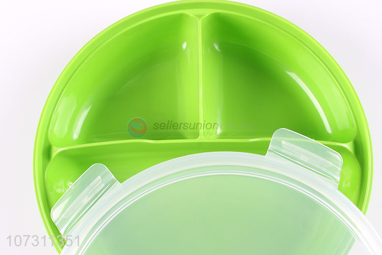 China supplier 3 compartments bpa free plastic lunch box bento box