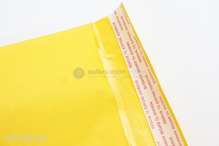 Wholesale Gold Yellow Kraft Paper Bubble Mailer Envelopes Bag