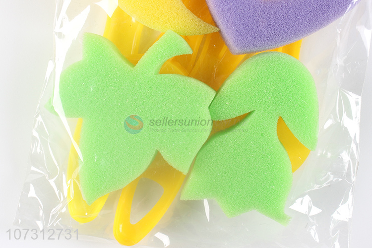 Hot selling children DIY sponge painting roller sponge brush