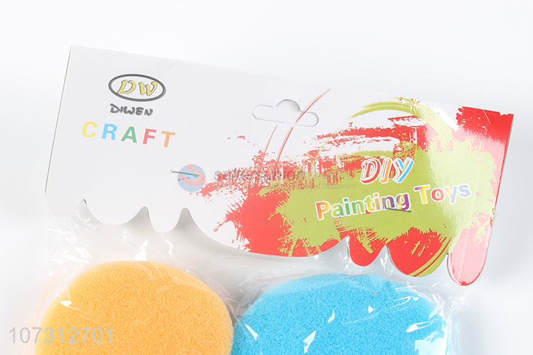 Hot sale DIY painting tools sponge painting brush for chilren