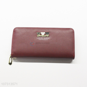 Good Sale PU Leather Long Wallet Fashion Purse