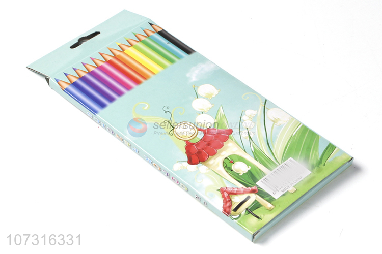 New Design 12 Colors Long Pencil Fashion Colour Pencil