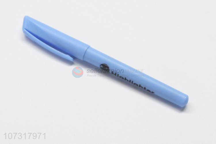 Most popular 6 colors erasable highlighters plastic fluorescent pen