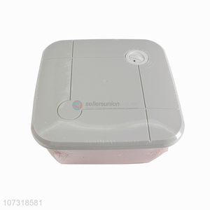 Good quality 5pcs Nordic color square preservation box clear microwavable crisper