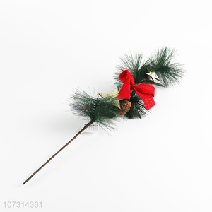 Popular Christmas Decoration Artificial Twigs With Pine Needles And Cones