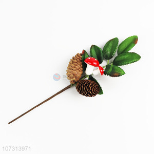 New Products Christmas Pinecone Picks for Festival Decoration