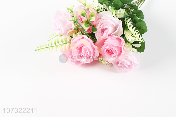 New Product 9 Heads Plastic Fake Flower Simulation Bouquet