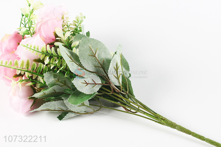 New Product 9 Heads Plastic Fake Flower Simulation Bouquet