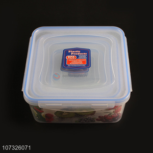 Best Price Food Grade Plastic Food Preservation Storage Containers Microwave Safe Crisper Box