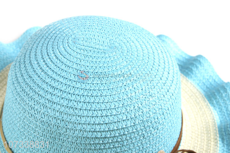 Latest Design Children Straw Hats Kids Summer Beach Hat Floppy Hat