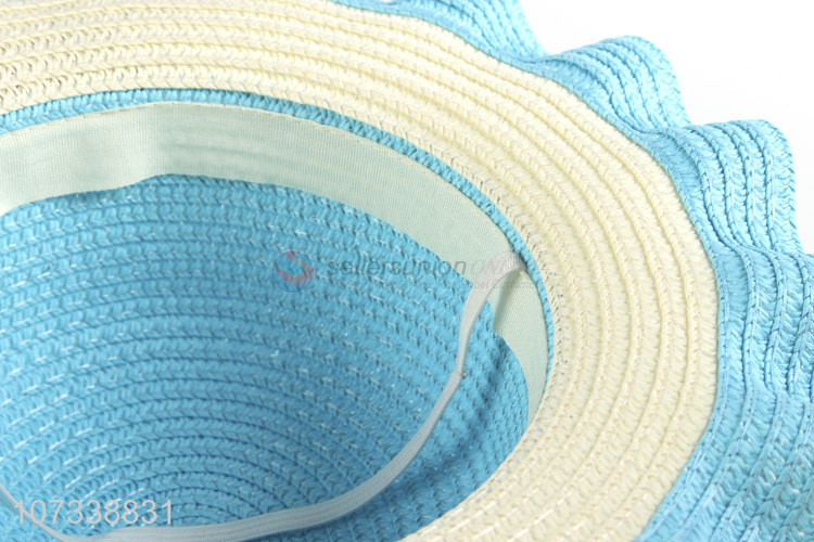 Latest Design Children Straw Hats Kids Summer Beach Hat Floppy Hat