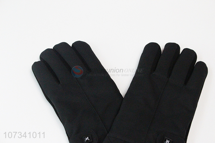 New design men winter outdoor thickened windproof gloves