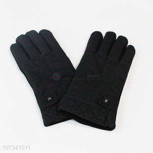 New design men winter outdoor thickened windproof gloves