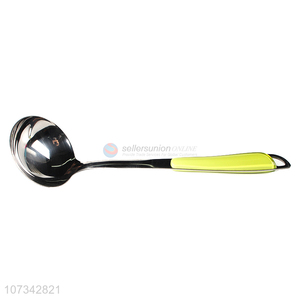 Hot Sales Kitchen Utensils Stainless Iron Soup Ladle With Plastic Handle