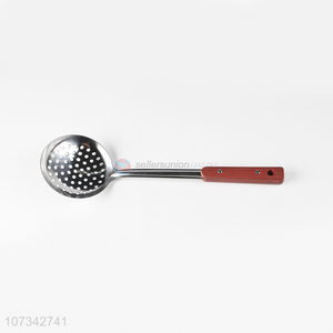 Direct Price Kitchen Utensil Stainless Iron Leakage Ladle