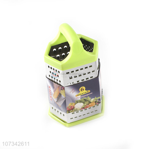 Promotion Kitchen Tools Multifunction Stainless Steel Peeler Six-Sided Vegetable Grater