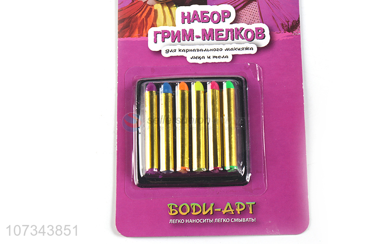 Factory Sales Eco-Friendly Non-Toxic Face Paint Crayons Set Halloween Makeup Face Paint