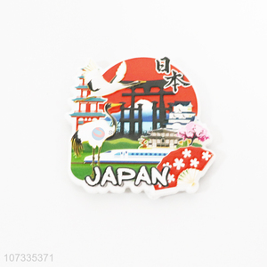 Most popular Japan style resin fridge magnet resin souvenir