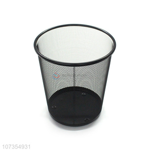 Good sale small round metal waste paper <em>basket</em> <em>office</em> desktop garbage can