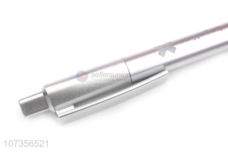 Custom Soft Touch Screen Plastic Ball Pen With Light