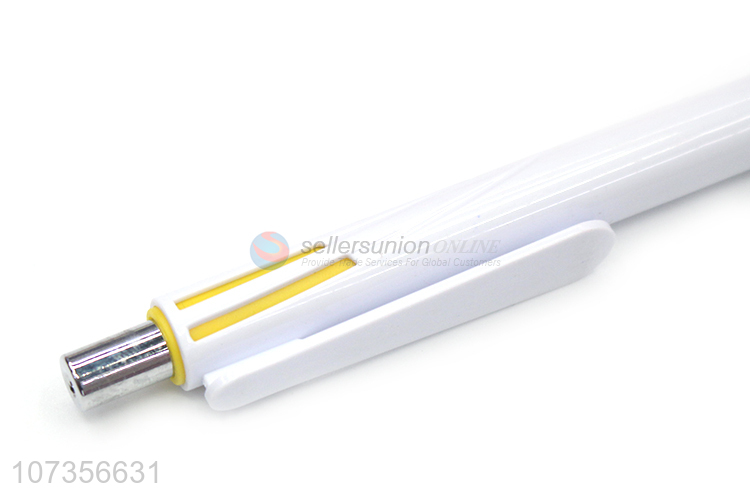 Fashion Style Press Click Ball Pen Plastic Ballpoint Pen