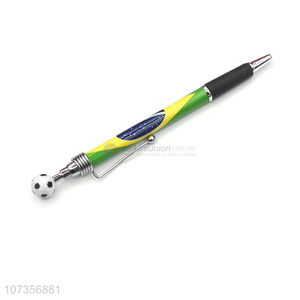 Hot Selling Football Series Plastic Ballpoint Pen Fashion Stationery