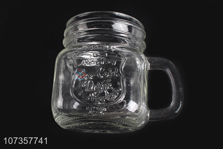 Popular products durable transparent glass candy jar cookie jar