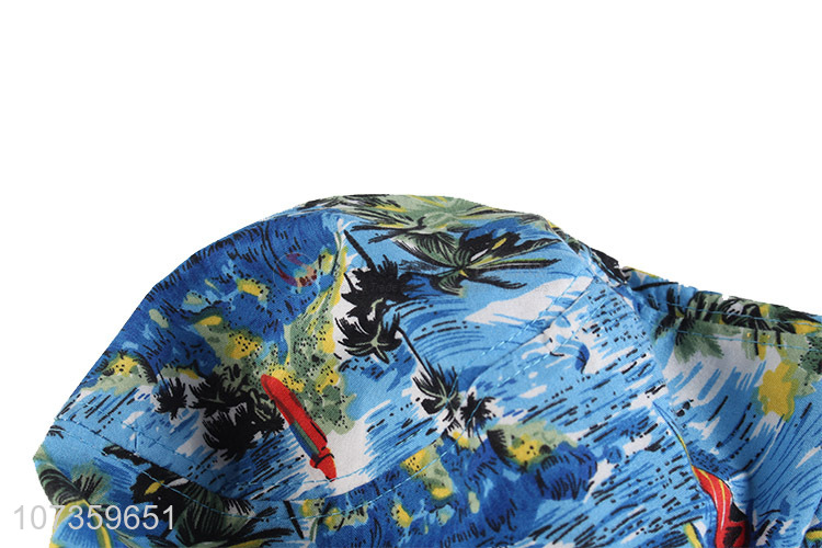 Custom Ocean Style Printing Fisherman Hat Casual Bucket Hat