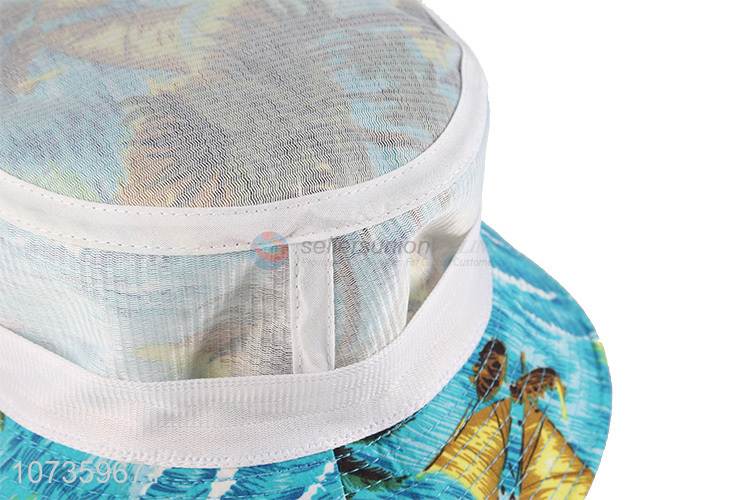 Popular Ocean Style Printing Fisherman Hat Fashion Bucket Hat