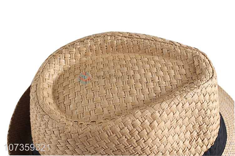 Fashion Style Summer Straw Hat Breathable Fedora Hat