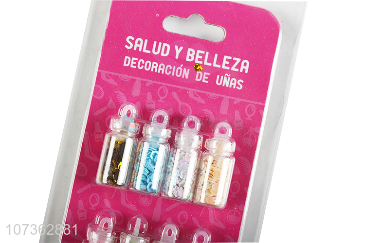 Premium Quality 8 Bottles Nail Art Decoration Nail Art Diy Accessories