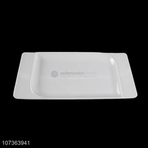New Arrival White Melamine Plates Rectangle Plates
