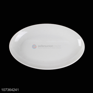 Custom Oval White Melamine Plates Best Dinner Plate