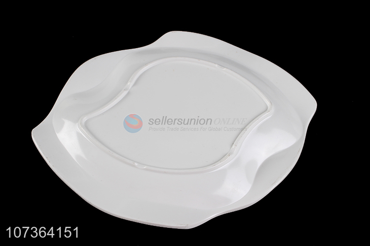 Fashion Design White Melamine Plates Best Dinner Plate