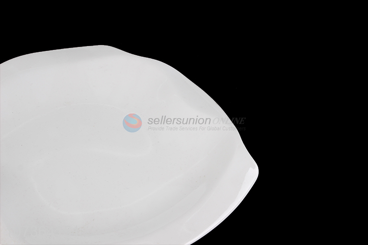 Fashion Design White Melamine Plates Best Dinner Plate