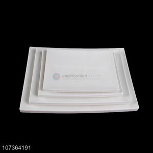 Hot Selling White Melamine Plates Best Dinner Plate