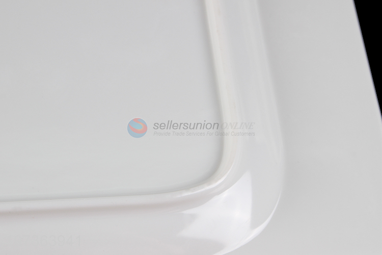New Arrival White Melamine Plates Rectangle Plates