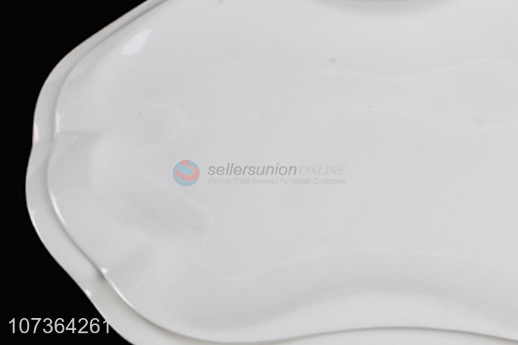 High Quality White Melamine Plates Fashion Dinner Plate